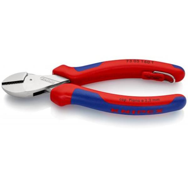 Knipex73 05 160 T BK Tethered X-Cut Compact Diagonal Cutter