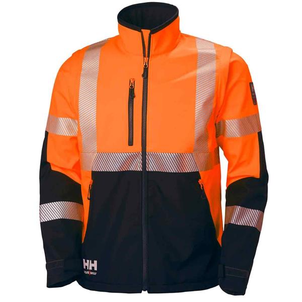 Helly Hansen74272_269 Icu Softshell Jacket Orange/Ebony