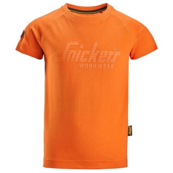 Snickers 7514 Junior Logo T-Shirt - Orange