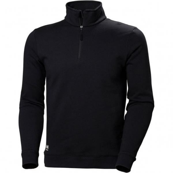 Helly Hansen79210-911 Manchster Half Zip Sweatshirt - Black