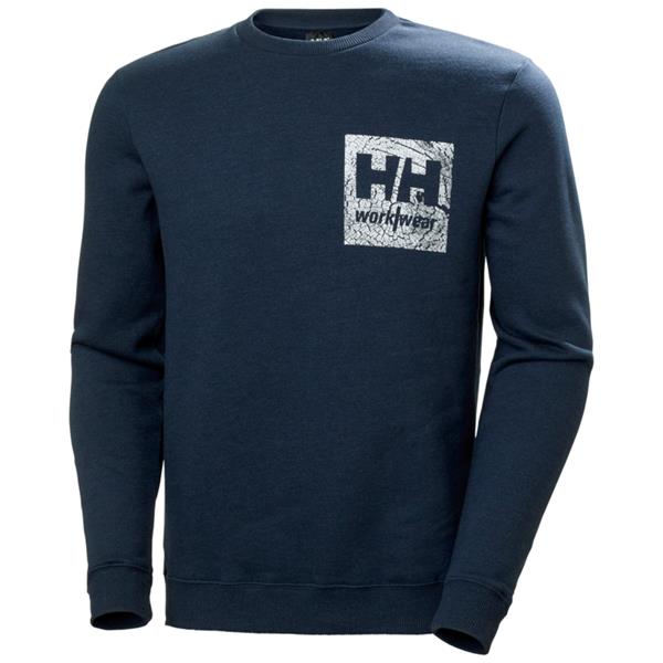 Helly Hansen79263_590 Graphic Sweatshirt Navy Melange