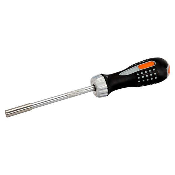 Bahco1/4" Ratchet Screwdriver & 6 Bits 808050