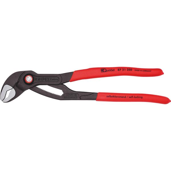 Knipex87 21 250 SB Cobra® QuickSet High-Tech Water Pump Pliers 250mm