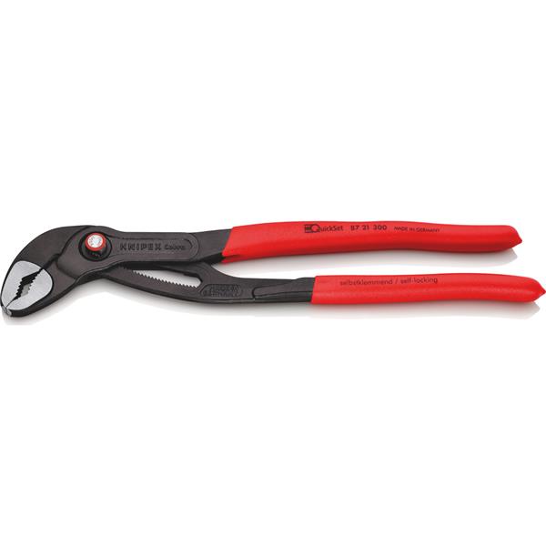 Knipex87 21 300 SB Cobra® QuickSet High-Tech Water Pump Pliers 300mm