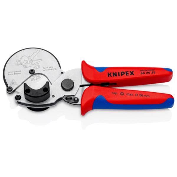 Knipex90 25 25 Pipe Cutter for Composite and Plastic Pipes