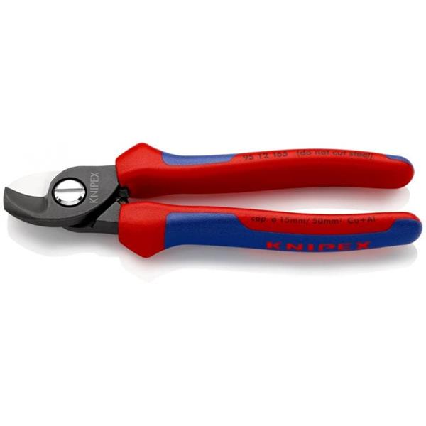 Knipex95 12 165 SB 165mm Copper or Aluminium Only Cable Shear
