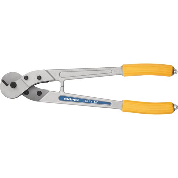 Knipex95 71 445 Wire Rope and ACSR-Cable Cutter With Plastic Grips 445mm