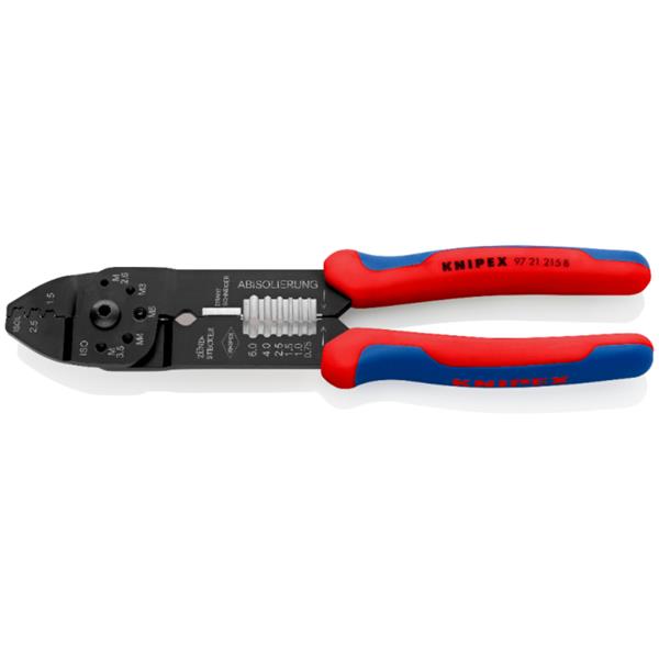 Knipex97 21 215 B Crimping Pliers 230mm (0.5-2.5mm)