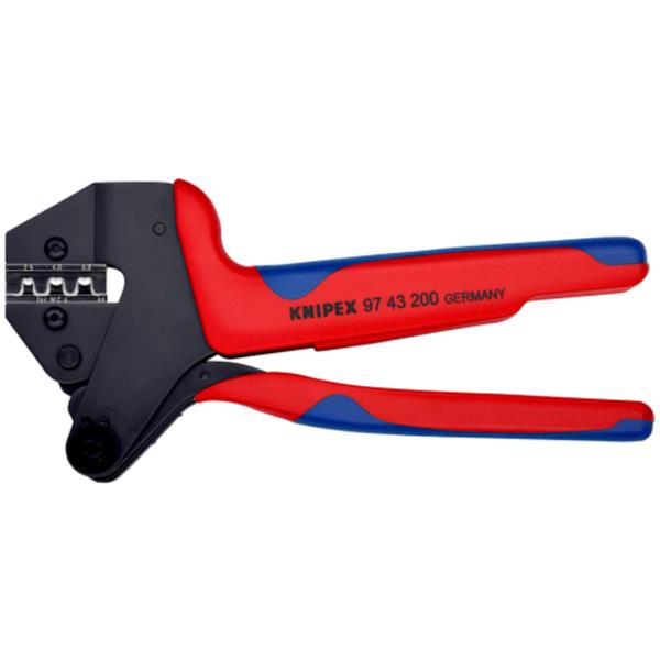 Knipex97 43 200 Crimp System Pliers For exchangeable crimping dies