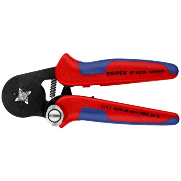 Knipex97 53 04 Self-Adjusting Crimping Pliers for wire ferrules with lateral access