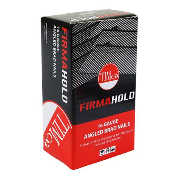 Timco16g FirmaHold Angled Galvanised Brads Nails (2000 Pieces)