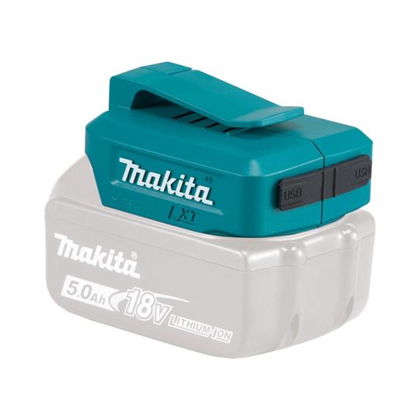 MakitaADP05 Li-Ion 2 x USB Ports Adaptor and Belt Clip