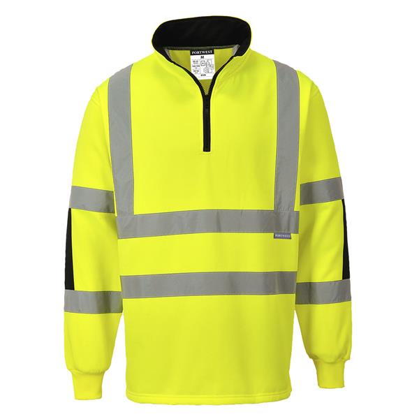 PortwestB308 - Xenon Rugby Sweatshirt - Yellow