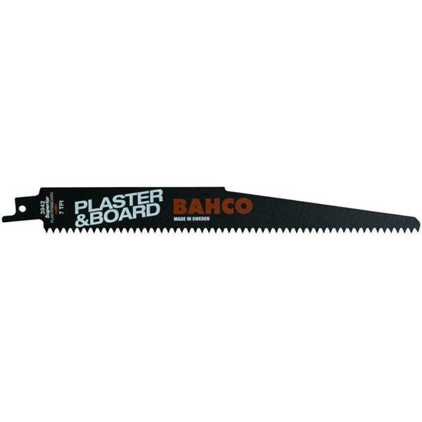 Bahco3942-228-7-SL-5P Reciprocating Blade for Plaster & Board 228mm 7 TPI (Pack 5)