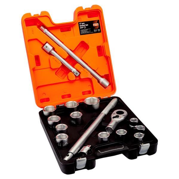 BahcoSLX17 17 Piece Metric 3/4" Drive Socket Set
