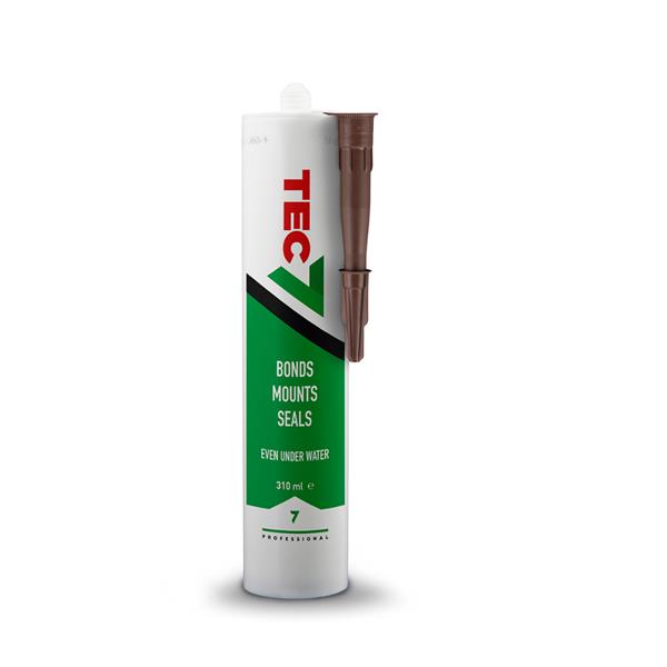 Tec7Bonds, Mounts, Seals, Even Under Water 310ml - Brown