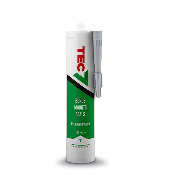 Tec7Bonds, Mounts, Seals, Even Under Water 310ml - Grey