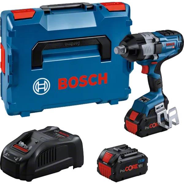 BoschGDS 18V-1600 HC 18V Brushless 3/4" High-Torque Impact Wrench (2x8Ah)