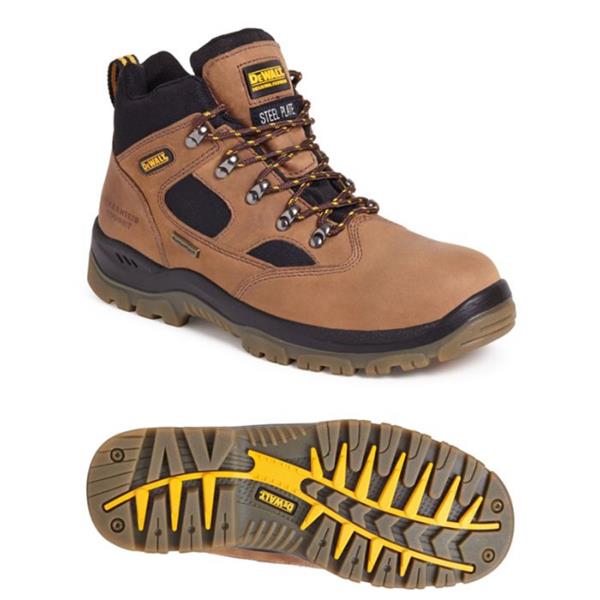 DewaltChallenger Waterproof Safety Hiker - Brown
