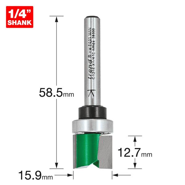 TrendTemplate profile 15.9mm diameter C121EX1/4TC