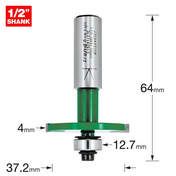 TrendBiscuit jointer bit C152X1/2TC