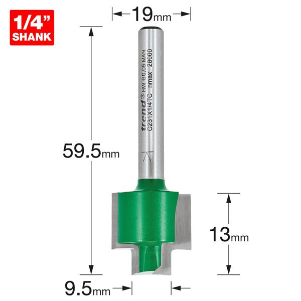 Trend19mm Rebater C231X1/4TC