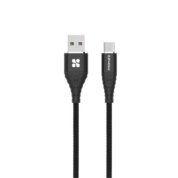 PromateFabric Braided USB-C Data Sync & Charge Cable 100cm