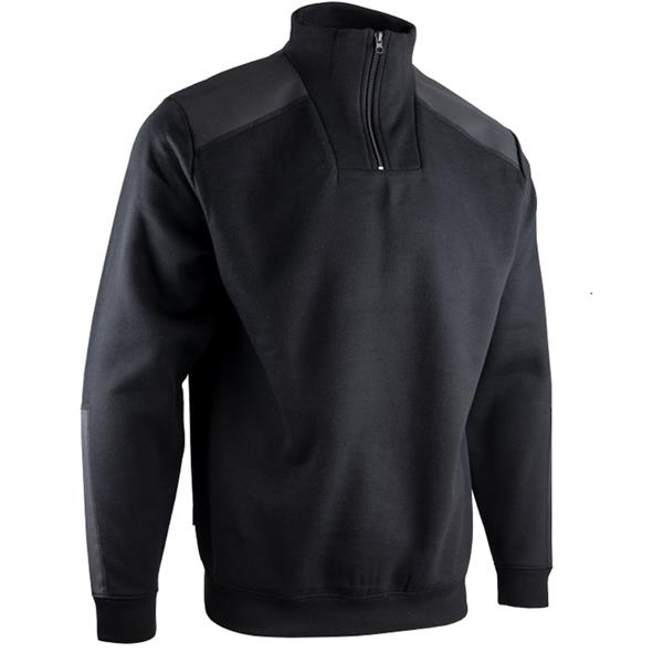 LMABerlin 1/2 Zip Sweatshirt - Black