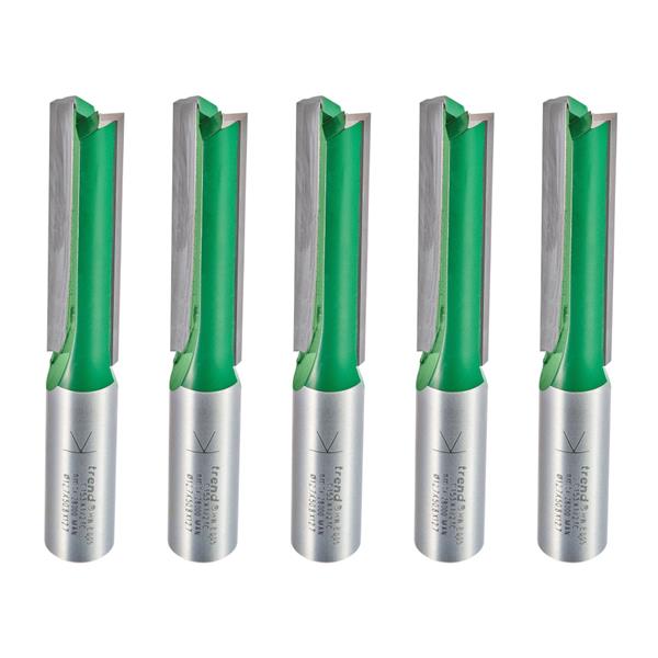 TrendCraft pro 12.7mm x 50mm 1/2" shank Worktop Router Cutter bits 5 Pack CR/KFP/5