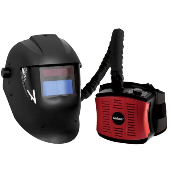 Weltek Kapio S3 Matt Black Auto Darkening Helmet CRO5S3