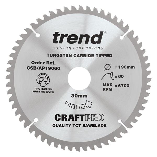 TrendCraft saw blade 200mm x 40 teeth x 30mm CSB/20040