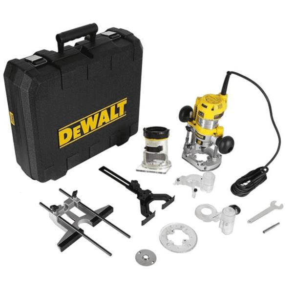 DewaltD26204K 900 Watt 1/4" Combination Plunge and Fixed Base Router - 220V