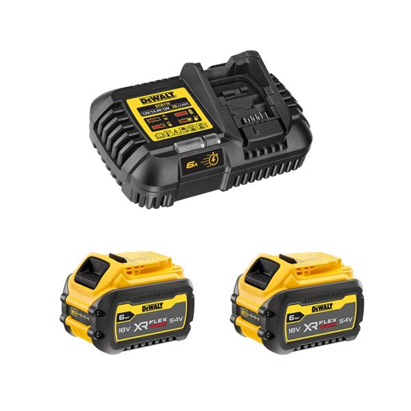 Dewalt DCB116T2 6Ah 18V Battery & Charger Starter Kit (2x6Ah)