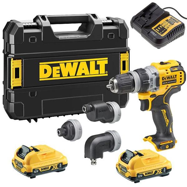 DewaltDCD703L2T 12V Brushless Multi Head Drill Driver (2x3Ah)