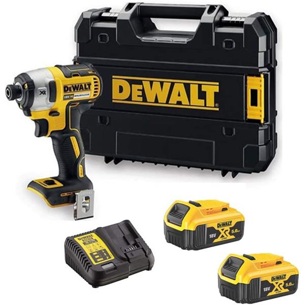 DewaltDCF887P2 18V Brushless 2nd Generation Impact Driver (2x5Ah)