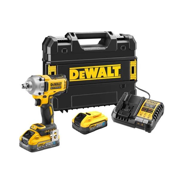 DewaltDCF891H2T 18V XR Brushless 1/2" Drive Compact High Torque Impact Wrench (2x5Ah Powerstack)