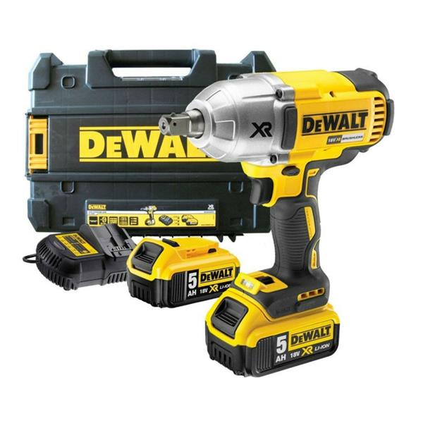 DewaltDCF899P2 18V Brushless High 1/2" Torque Wrench (2x5Ah)