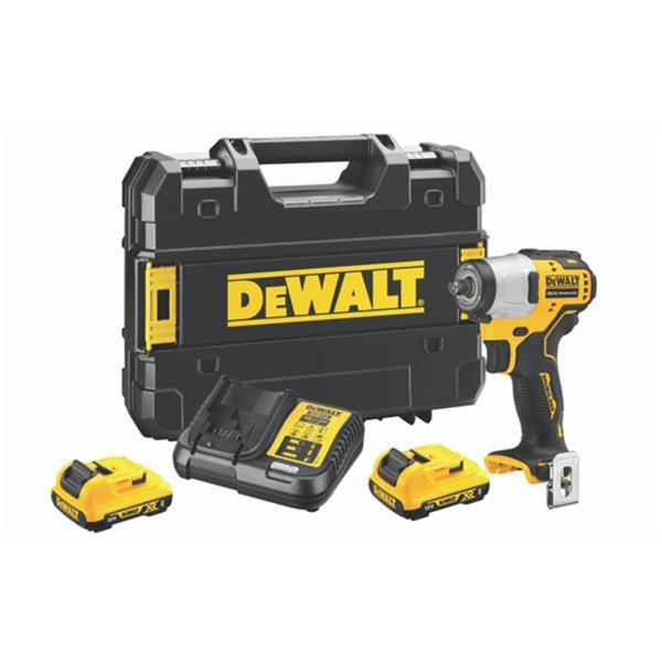 DewaltDCF902D2 12V XR Brushless 3/8" Compact Impact Wrench (2x2.0Ah)