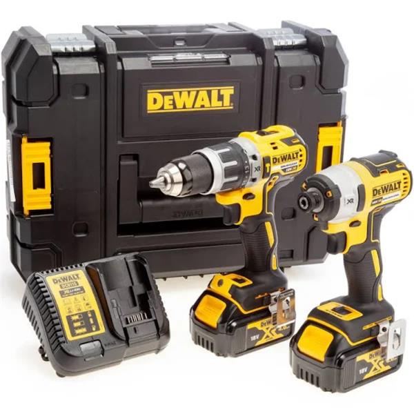 DewaltDCK266M2T 18V Brushless Combi Drill & Impact Driver In TStak (2x4Ah)