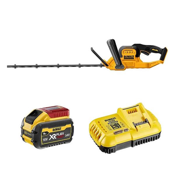 DewaltDCMHT573X1 54V FlexVolt 65cm Hedge Trimmer (1x9Ah)