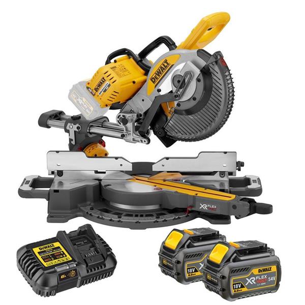 DewaltDCS727T2 10" Brushless FlexVolt Mitre Saw (2x6Ah)