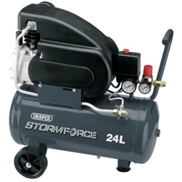 Draper24l 2HP 8 Bar Compressor 05226