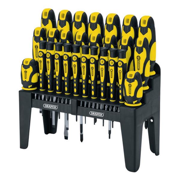 Draper47 Piece Soft Grip Screwdriver and Bit Set 16824
