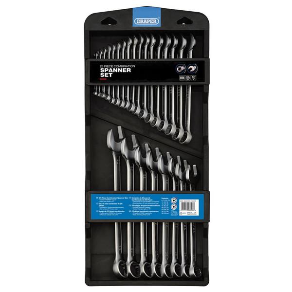 Draper25 Piece Metric Combination Spanner Set 26696