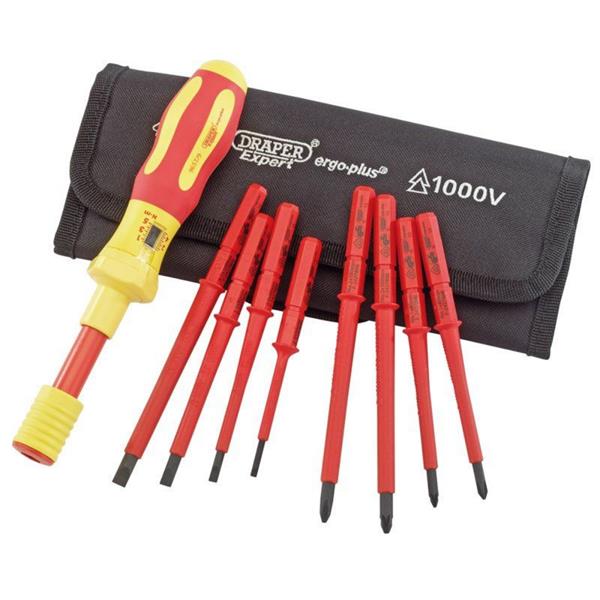 DraperXP1000 9 Piece VDE Interchangeable Torque Screwdriver Set 65372
