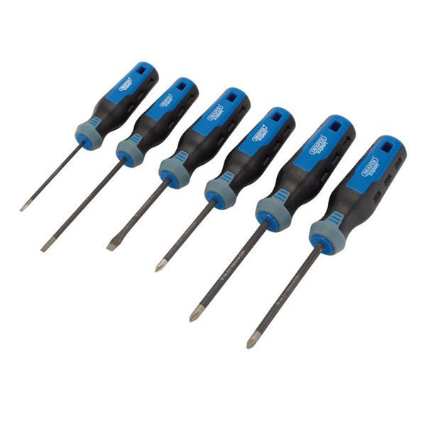 DraperExpert 6 Piece Diamond Tipped Screwdriver Set 95162