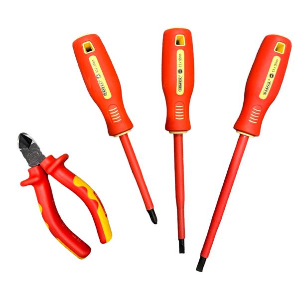 Draper4 Piece Electricans VDE Screwdriver & Snips Set