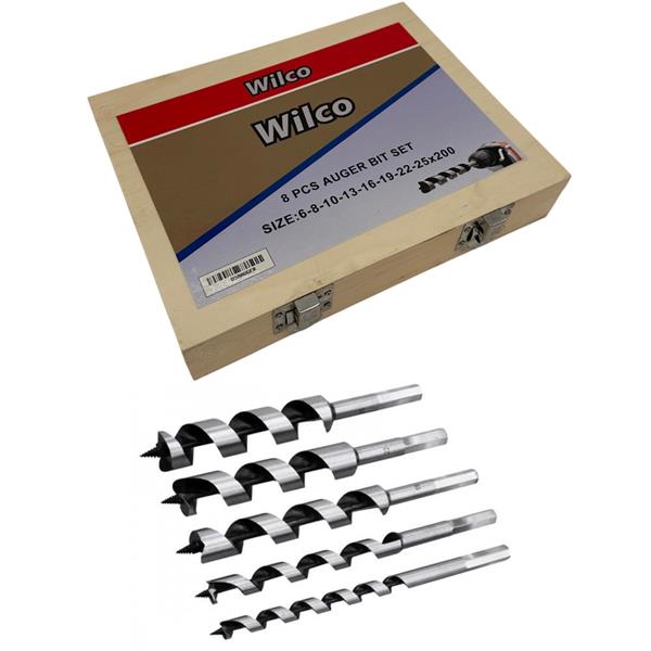 Wilco8 Pcs Auger Bit Set