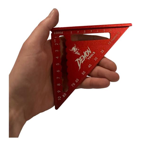 Demon ToolsSpeed Demon Mini 115mm Speed Square Red DT-66601