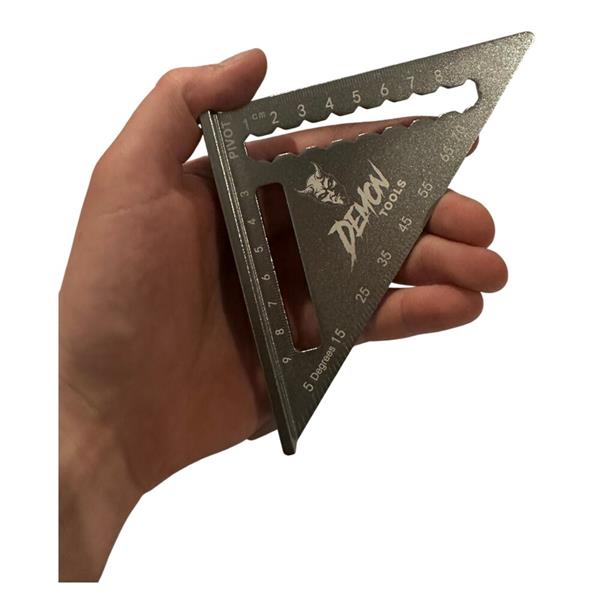 Demon ToolsSpeed Demon Mini 115mm Speed Square Grey DT-66604